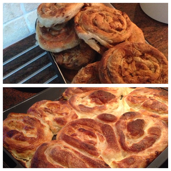 Bosnisk mat, mycket fettigt och mycket mycket gott!! 