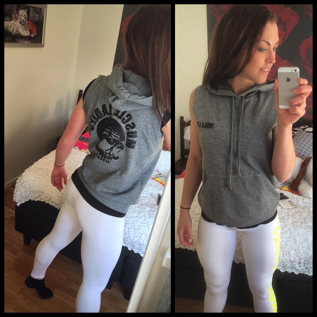 Igår fick jag till ett ordentligt benpass i mina nya träningskläder. Är alltid lika roligt att sätta på sig något nytt och motivationen höjs direkt ;) Shopahollic syndrom?