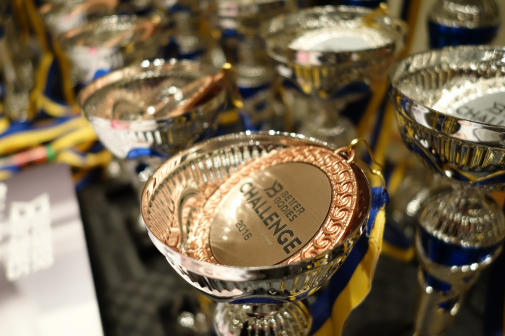 Allt uppställt inför tävlingen