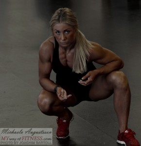 Bild tagen av Joachim Bartoll ,inför satsningen och debuten i Athletic Fitness på tävlingen Body Classic 2014